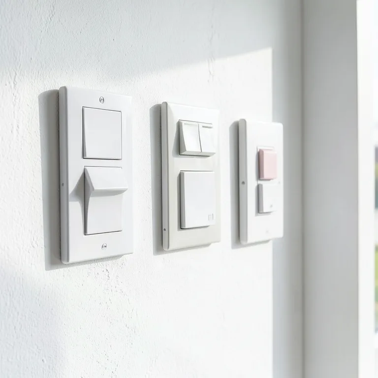 Vypínače elektroinstalace a jejich použití - ilustrační foto