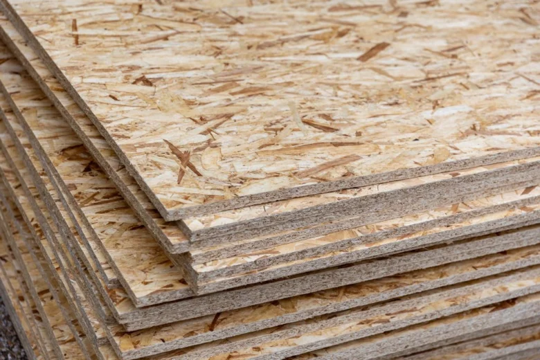 Osb boards stack