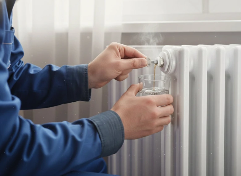 Radiator air venting process
