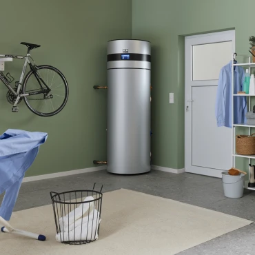 Water heater in room