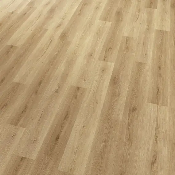 Světlé dřevotiskové vinylové podlahy s přírodním vzorem pro topení