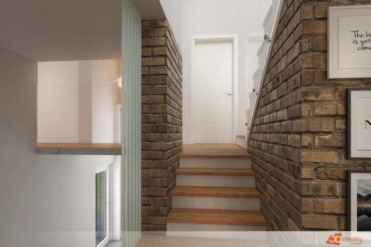 Interior staircase design