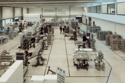 Electrical switchgear factory floor